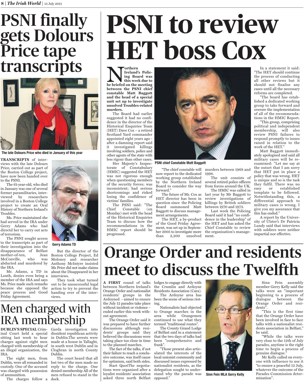 Irish World Preview Pages