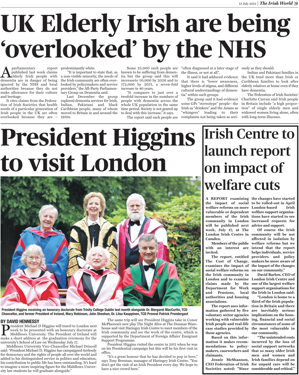 Irish World Preview Pages