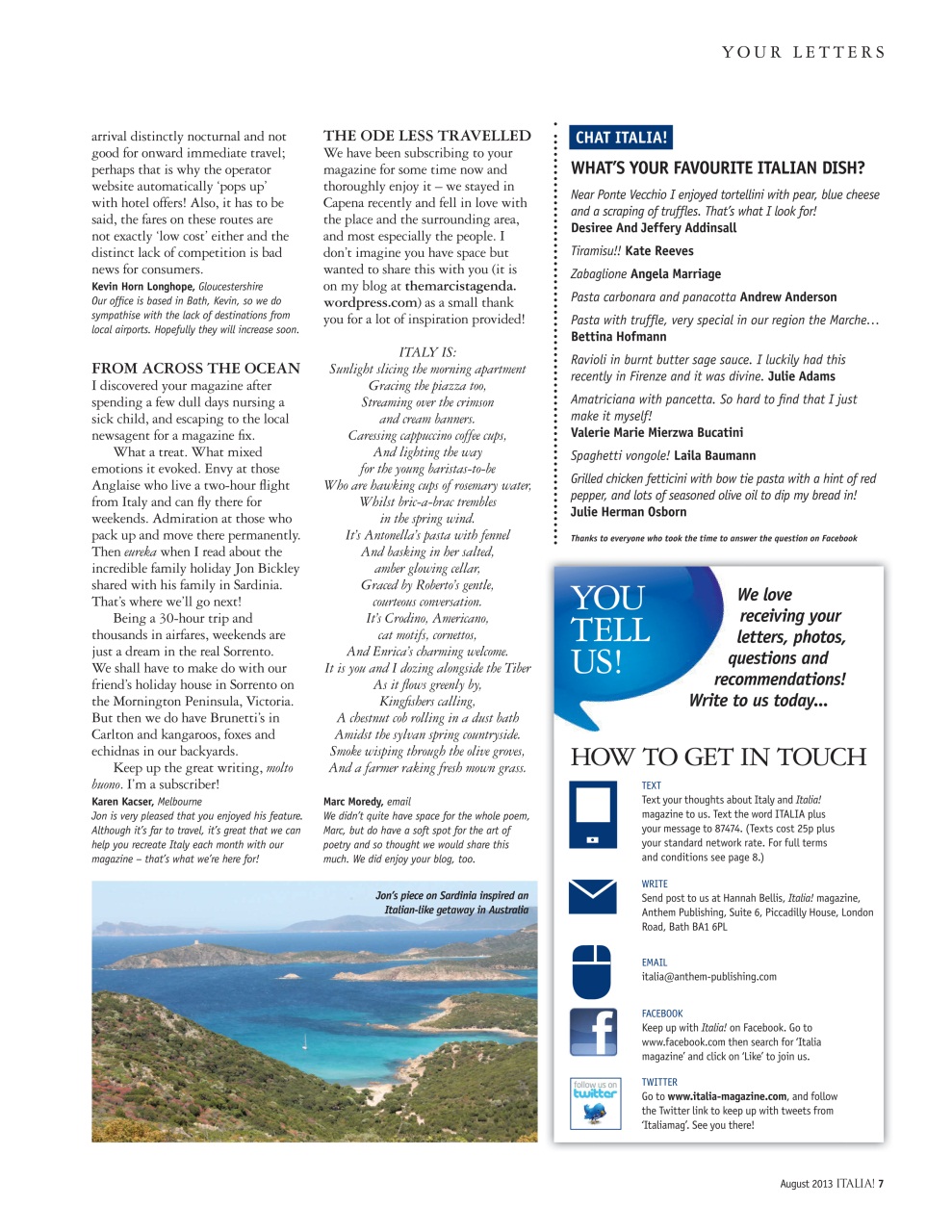 Italia! Preview Pages