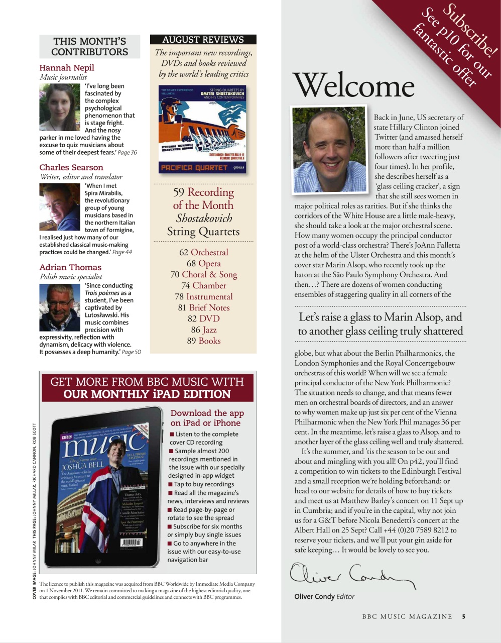 BBC Music Magazine Preview Pages