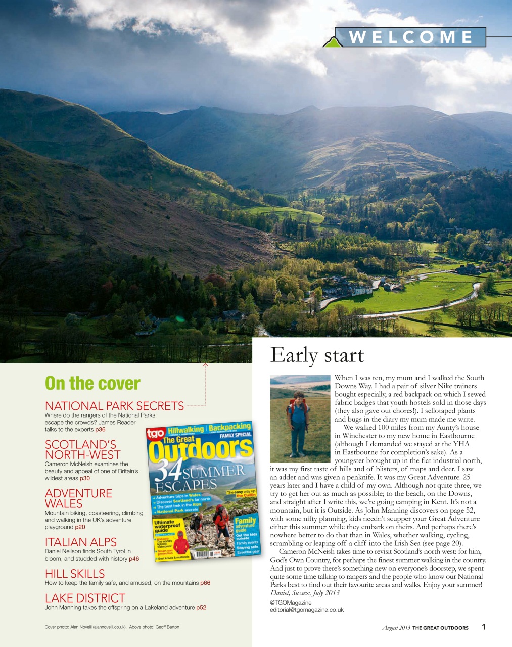 TGO - The Great Outdoors Magazine Preview Pages