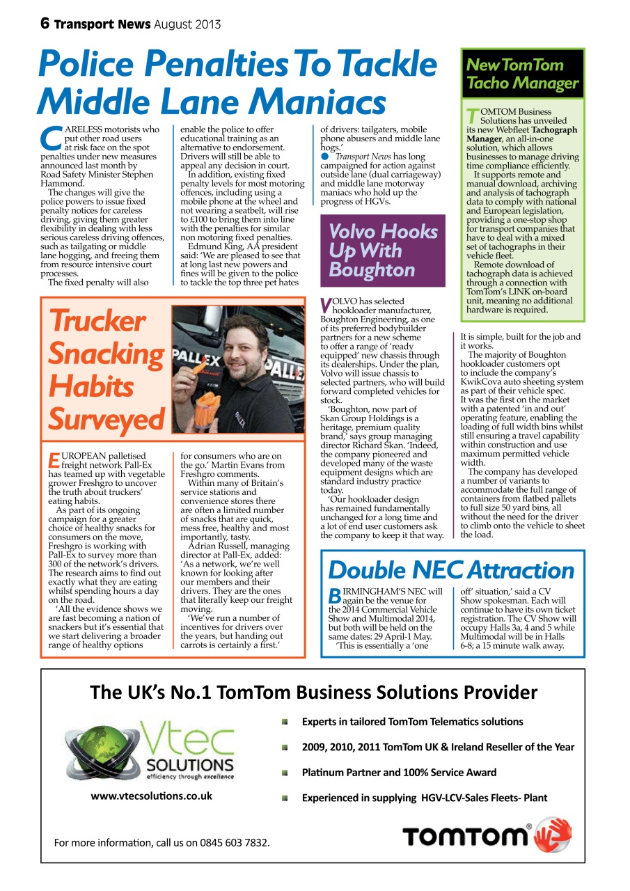 Transport News Preview Pages