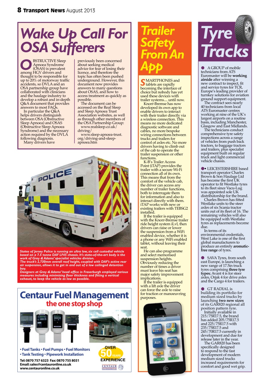Transport News Preview Pages
