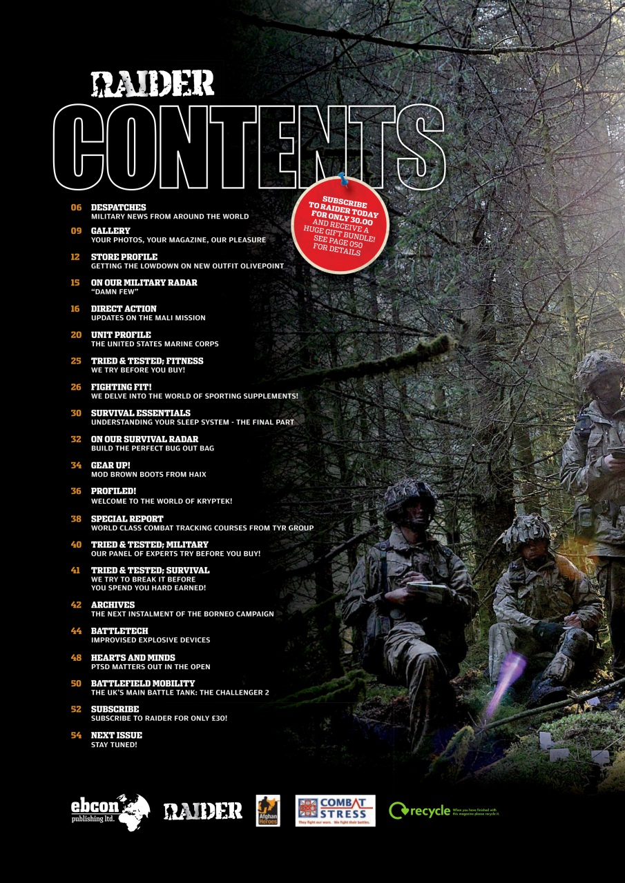 Raider Preview Pages