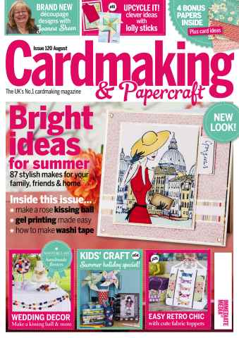 Cardmaking & Papercraft issue August 2013