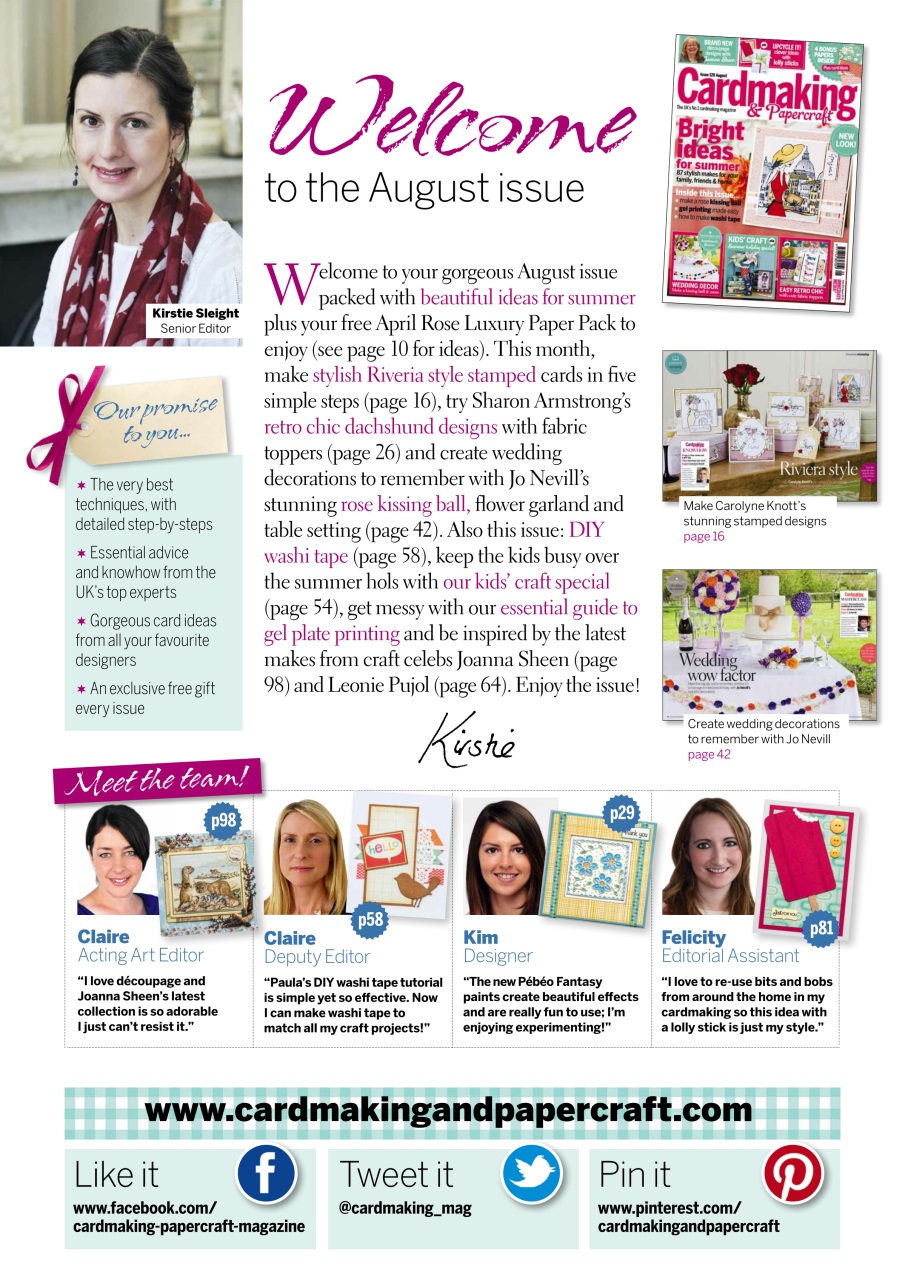Cardmaking & Papercraft Preview Pages
