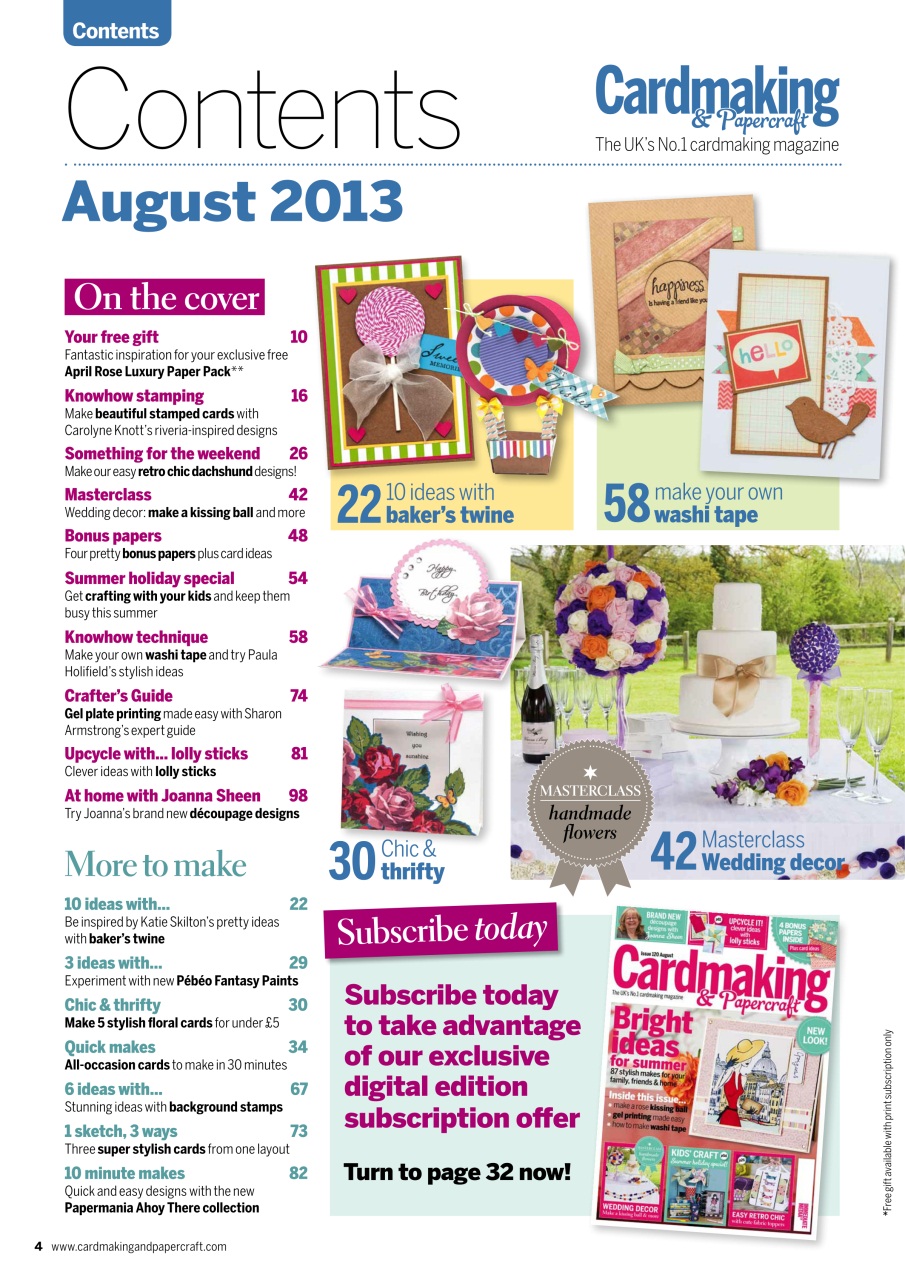 Cardmaking & Papercraft Preview Pages