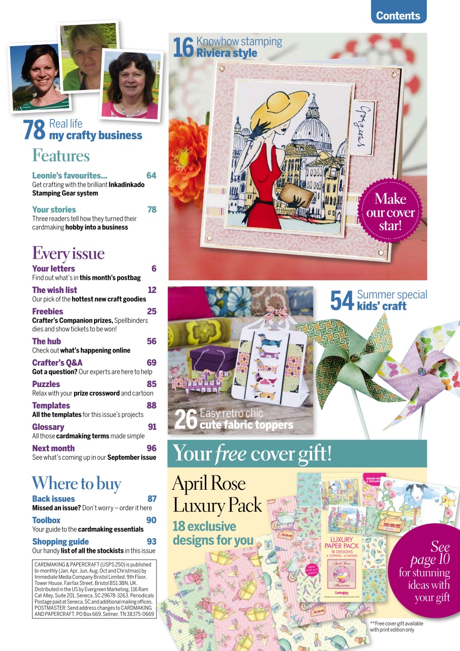 Cardmaking & Papercraft Preview Pages