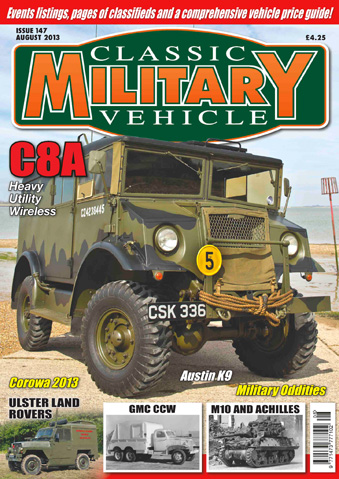 Classic Military Vehicle issue CMV August 2013