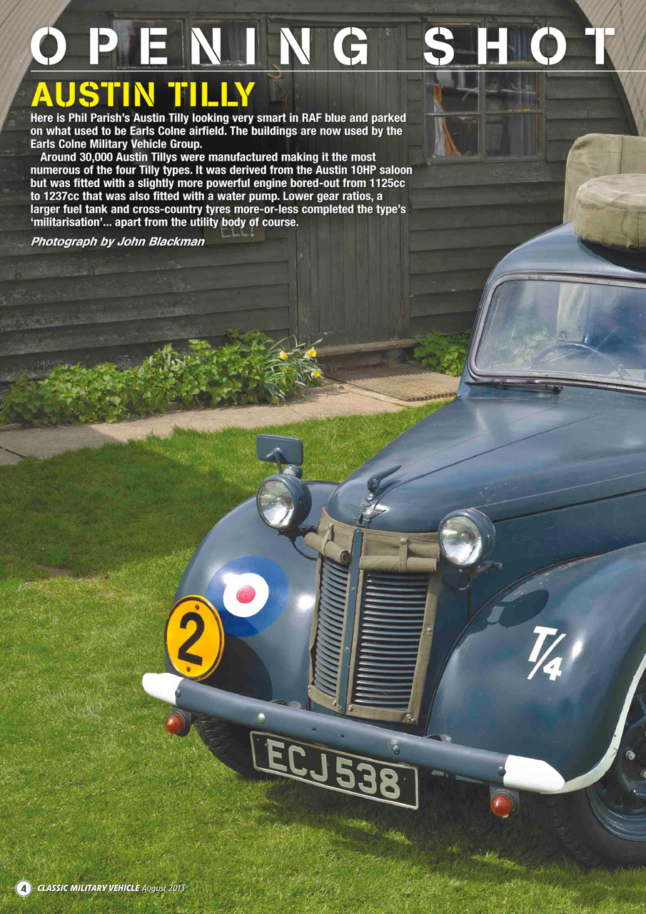 Classic Military Vehicle Preview Pages