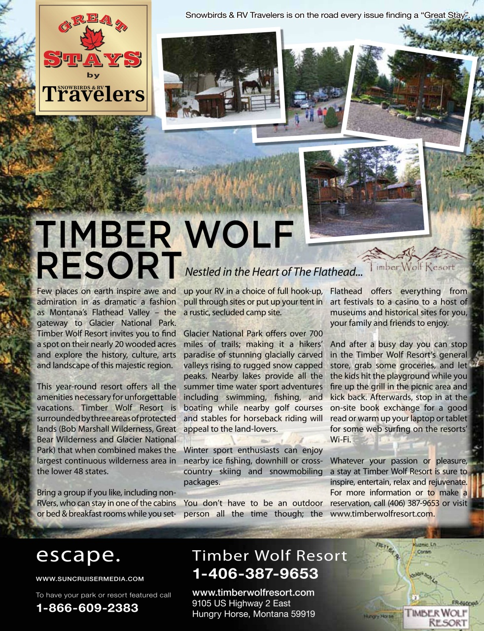 Snowbirds & RV Travelers Preview Pages