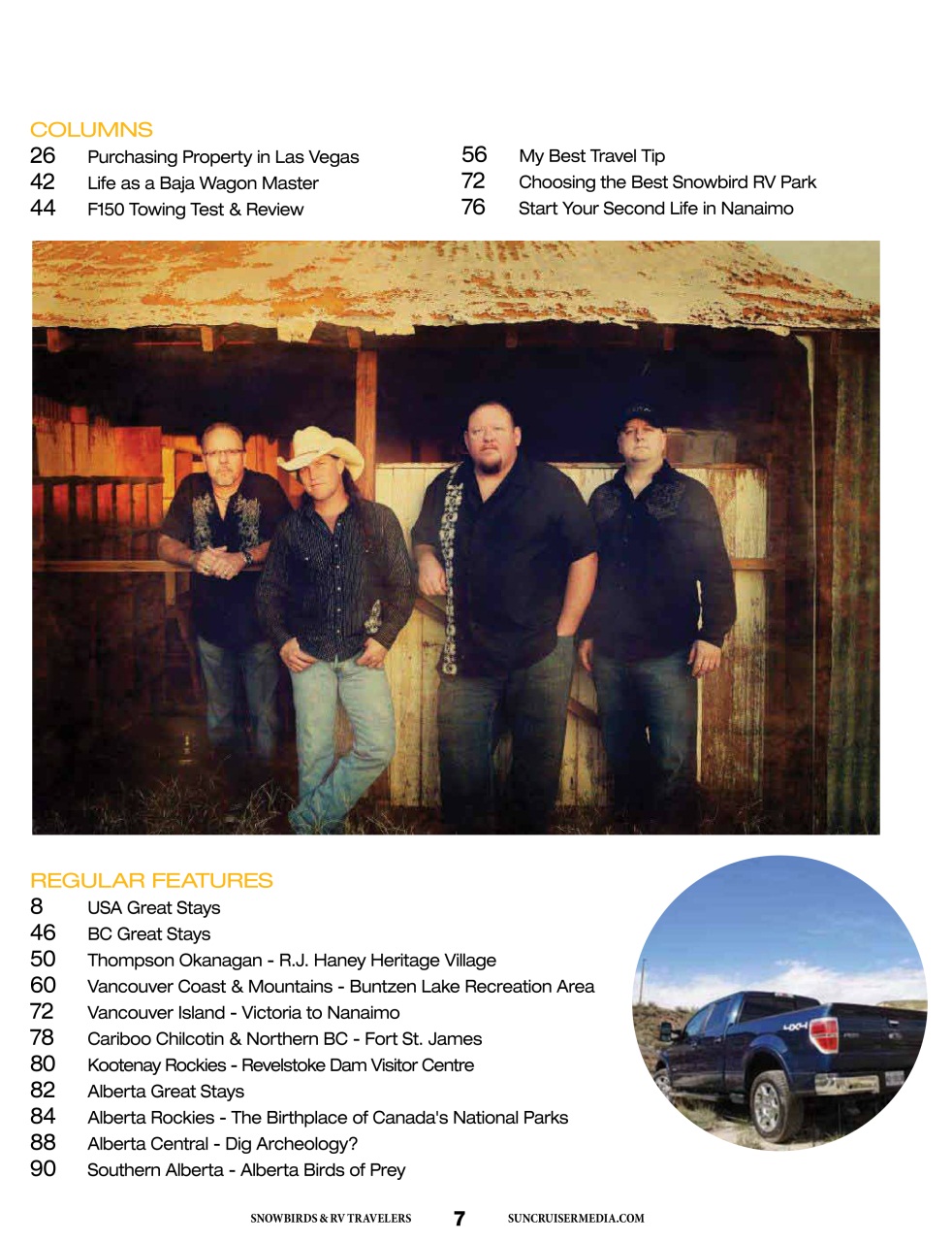 Snowbirds & RV Travelers Preview Pages