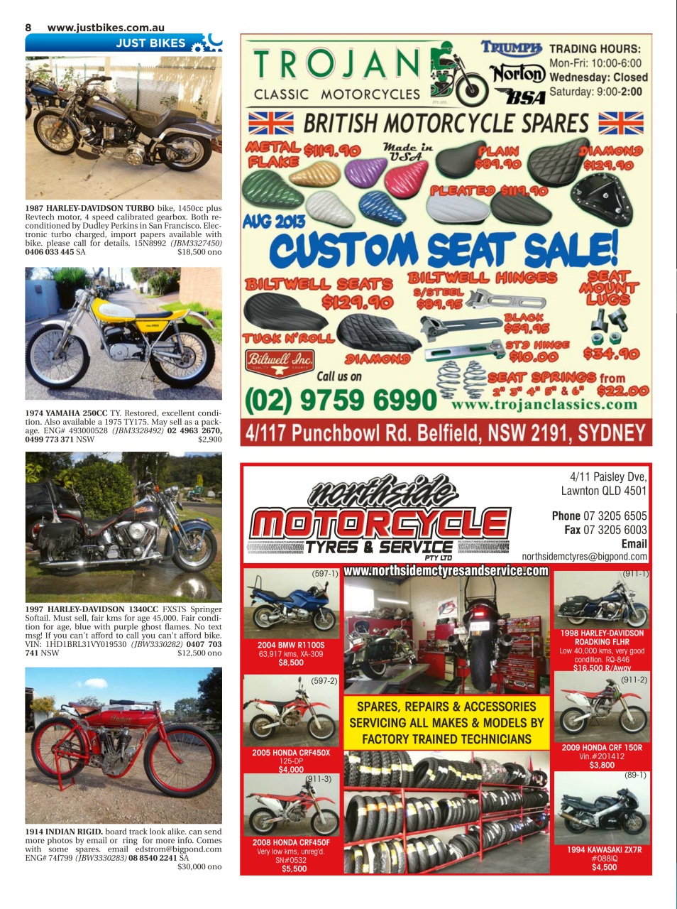 JUST BIKES Preview Pages