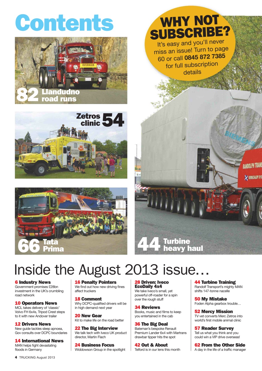 Trucking Magazine Preview Pages