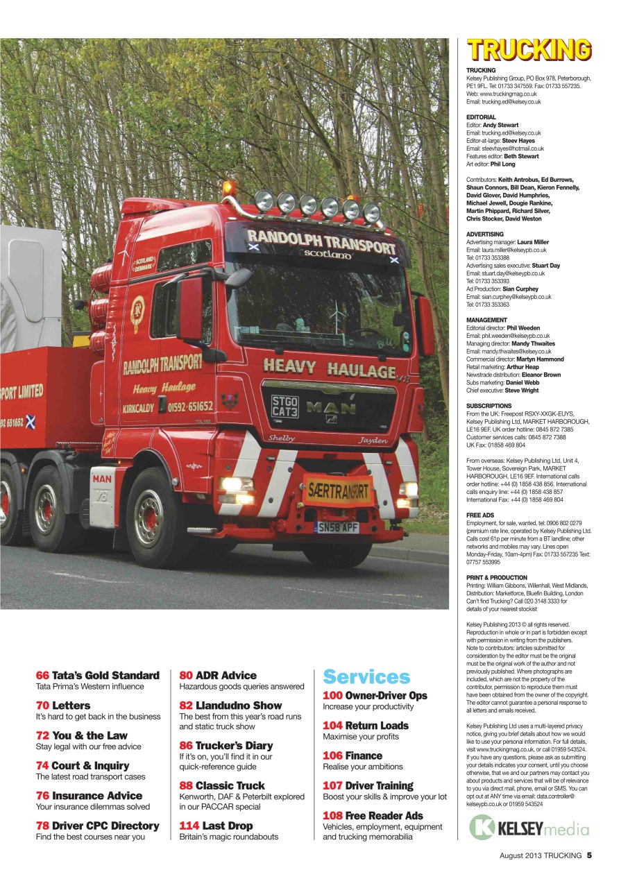Trucking Magazine Preview Pages
