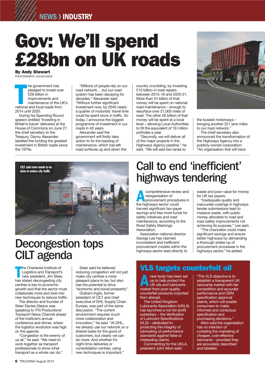 Trucking Magazine Preview Pages