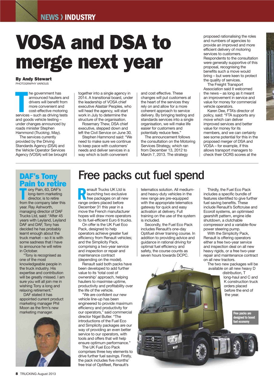 Trucking Magazine Preview Pages