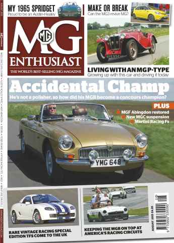 MG Enthusiast issue MG Enthusiast August 2013