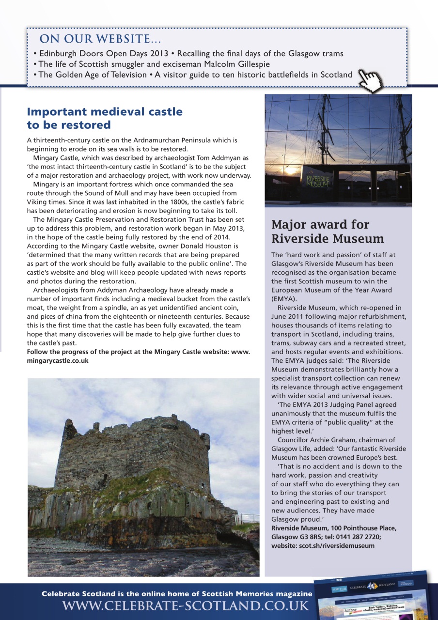 Scottish Memories Preview Pages