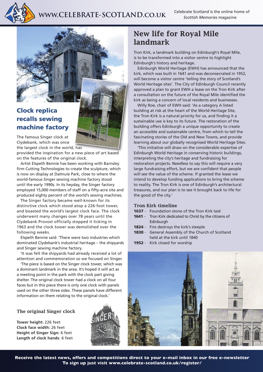 Scottish Memories Preview Pages