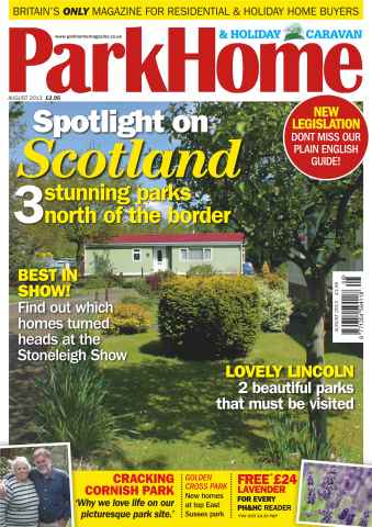 Park Home & Holiday Living issue ParkHomes August 2013