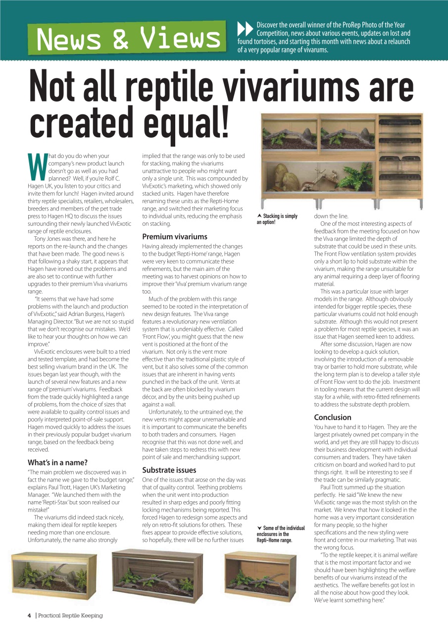 Practical Reptile Keeping Preview Pages