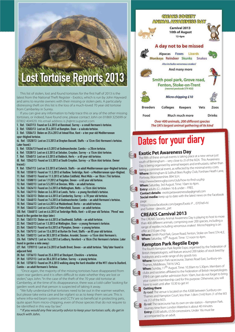 Practical Reptile Keeping Preview Pages