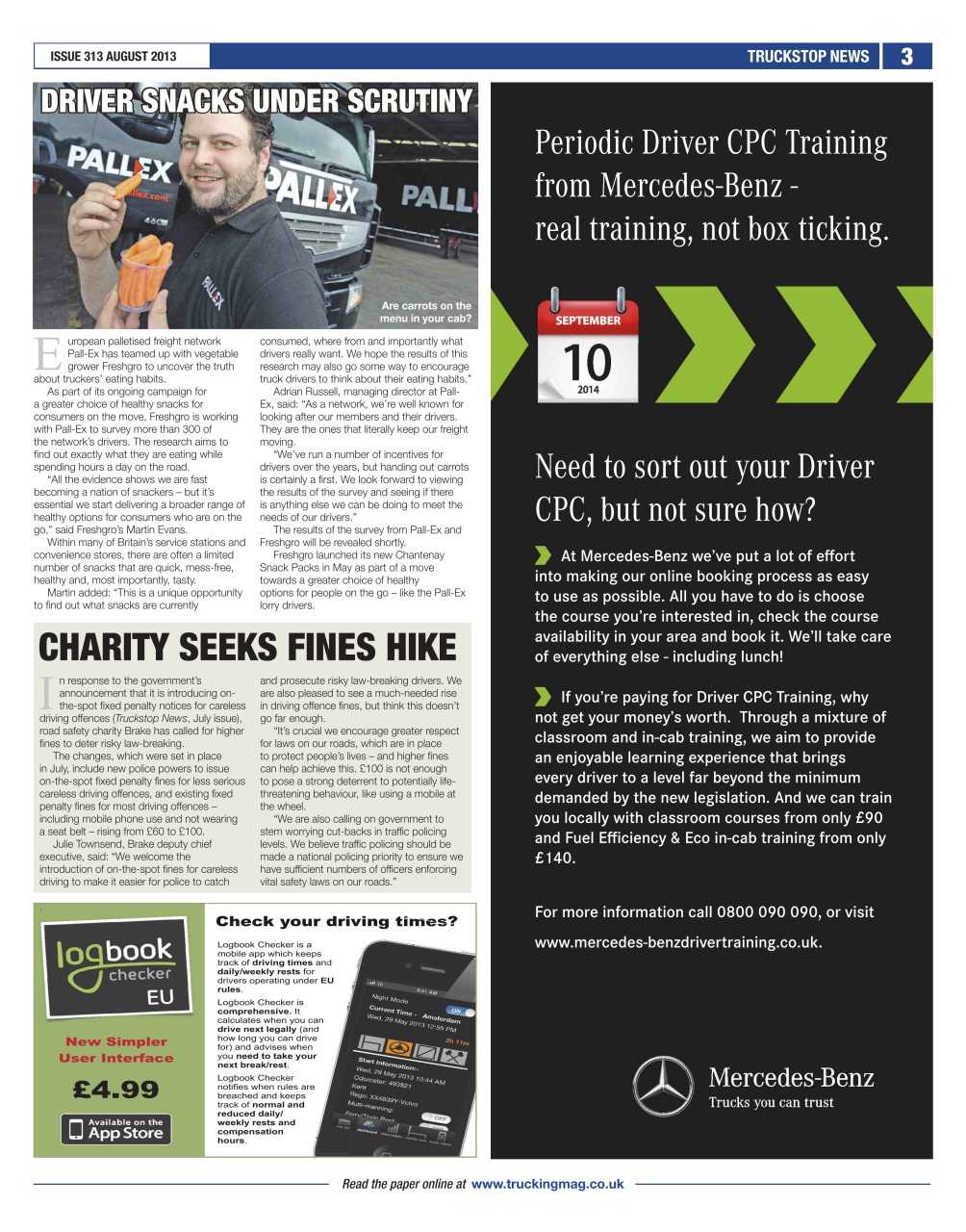 Truckstop News Preview Pages