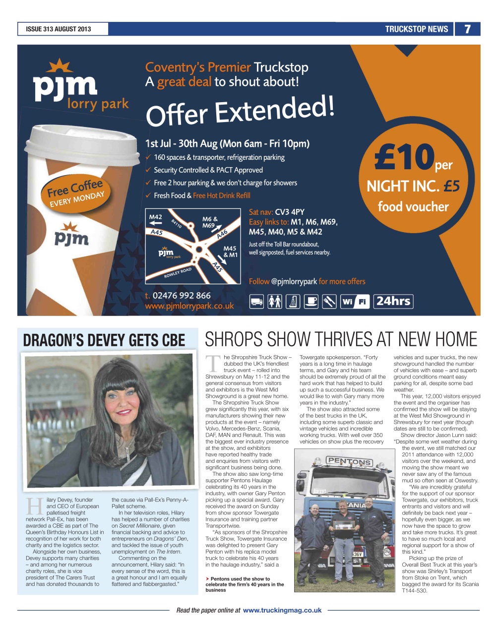 Truckstop News Preview Pages