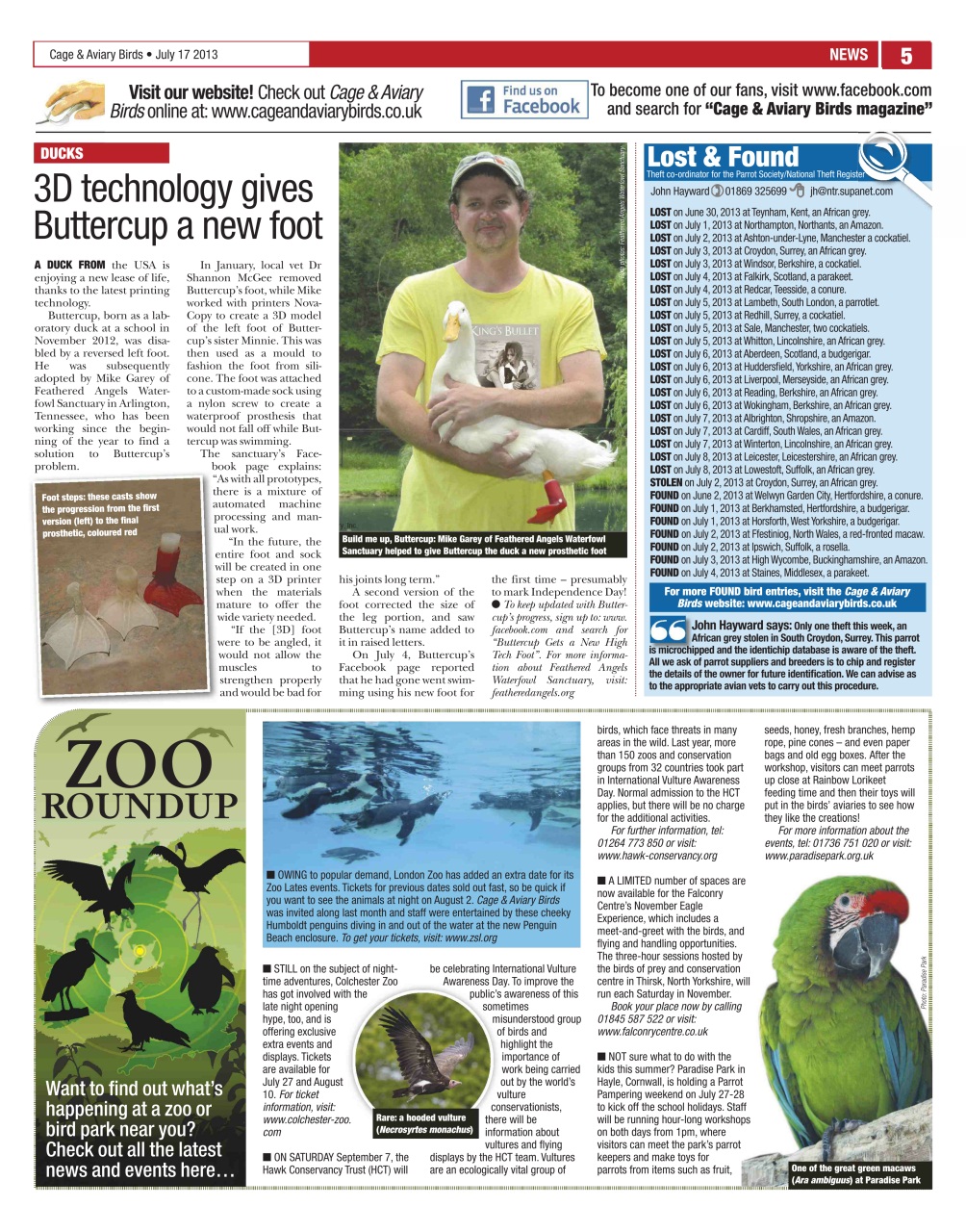 Cage & Aviary Birds Preview Pages