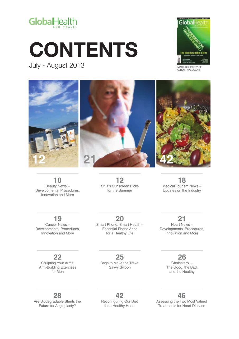 Global Health and Travel Preview Pages