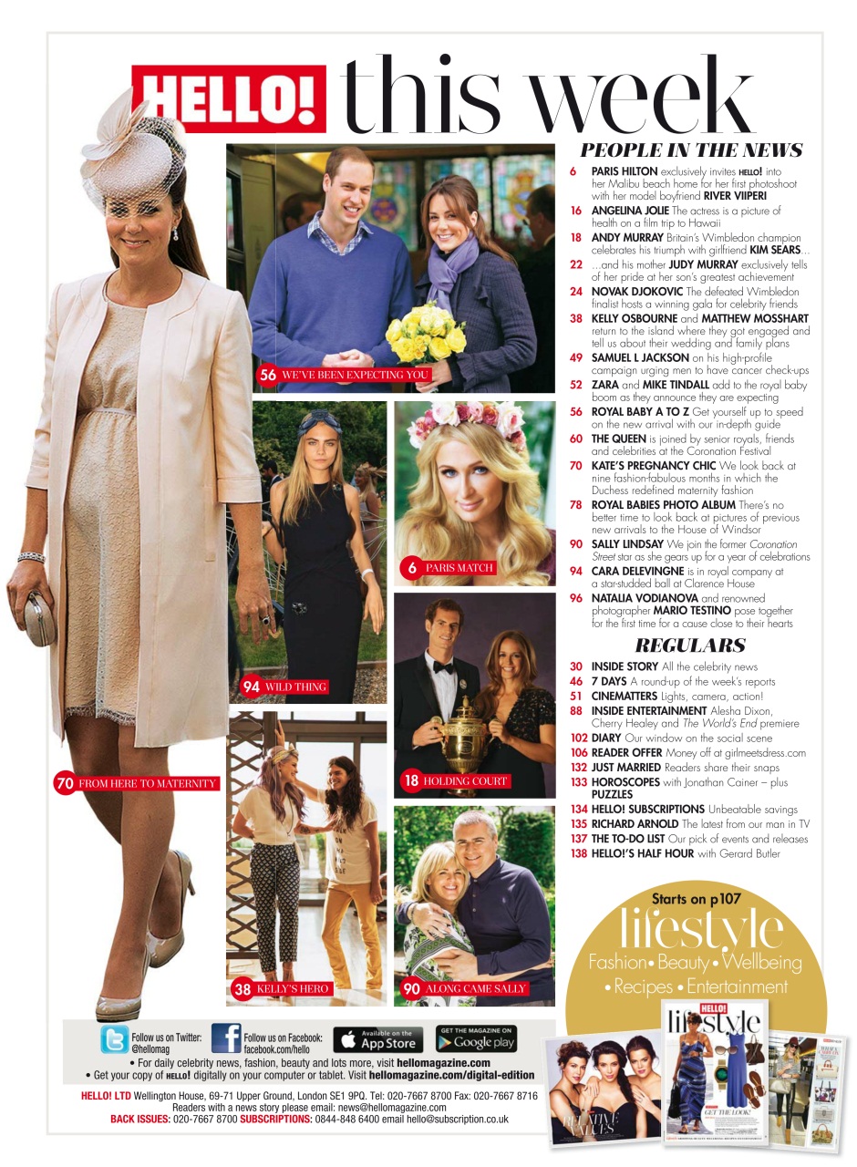 Hello! Magazine Preview Pages