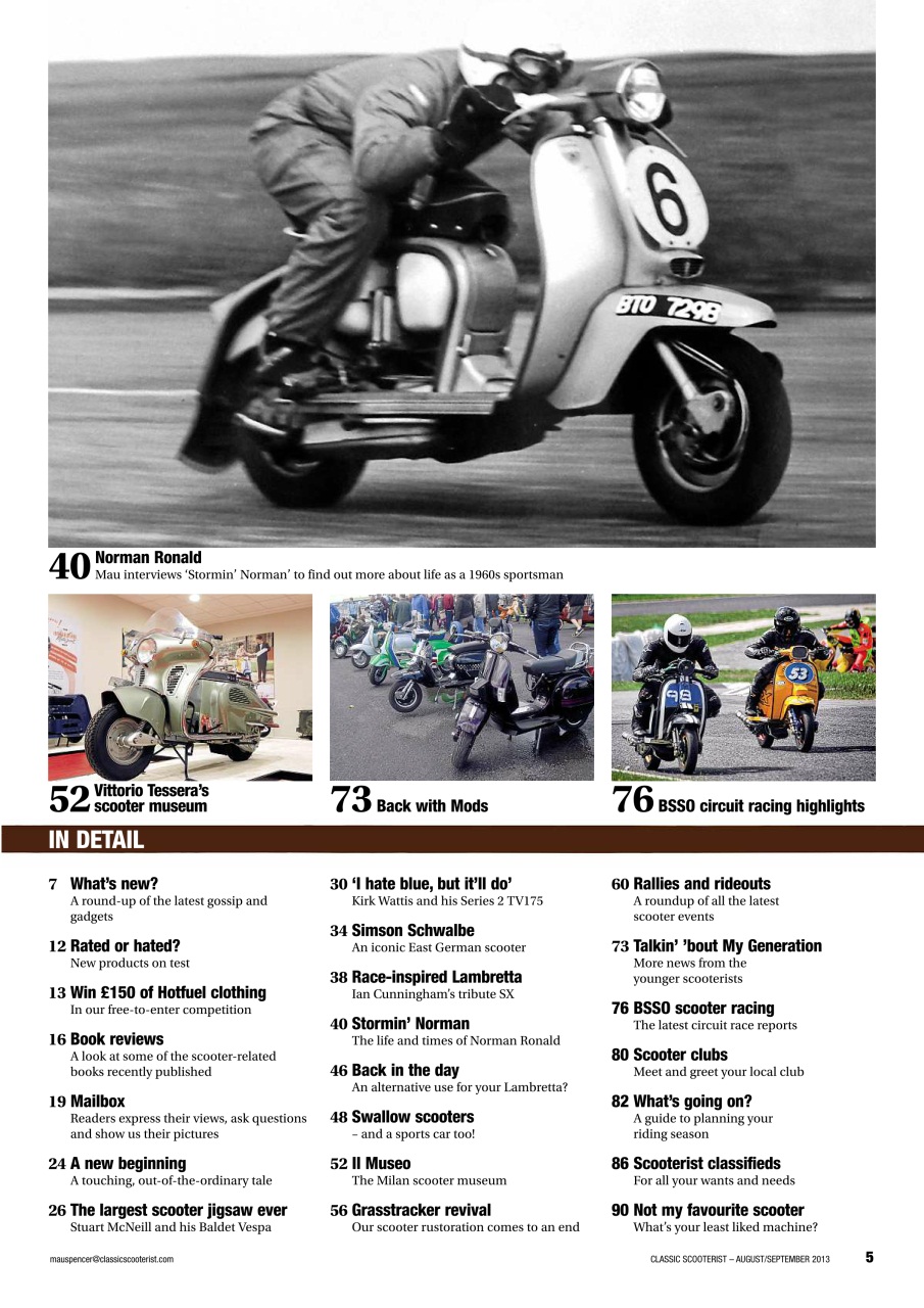 Classic Scooterist Preview Pages