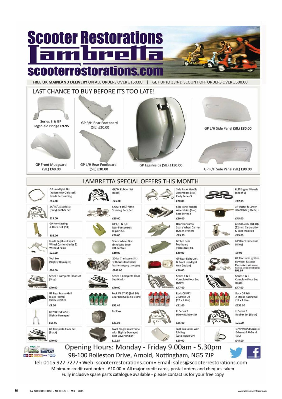 Classic Scooterist Preview Pages