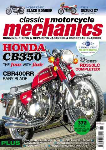 Classic Motorcycle Mechanics issue August 2013