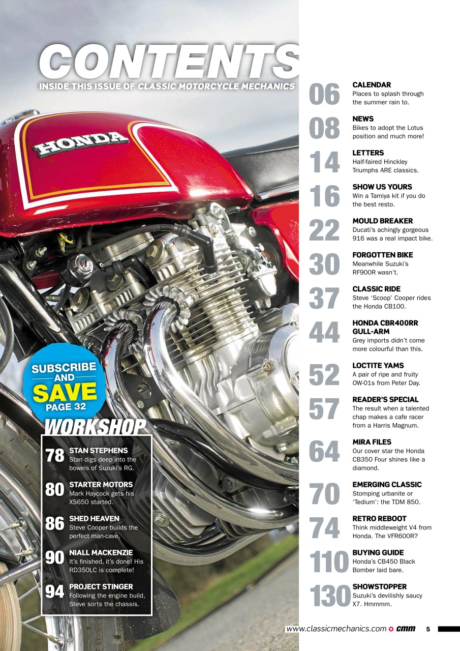 Classic Motorcycle Mechanics Preview Pages