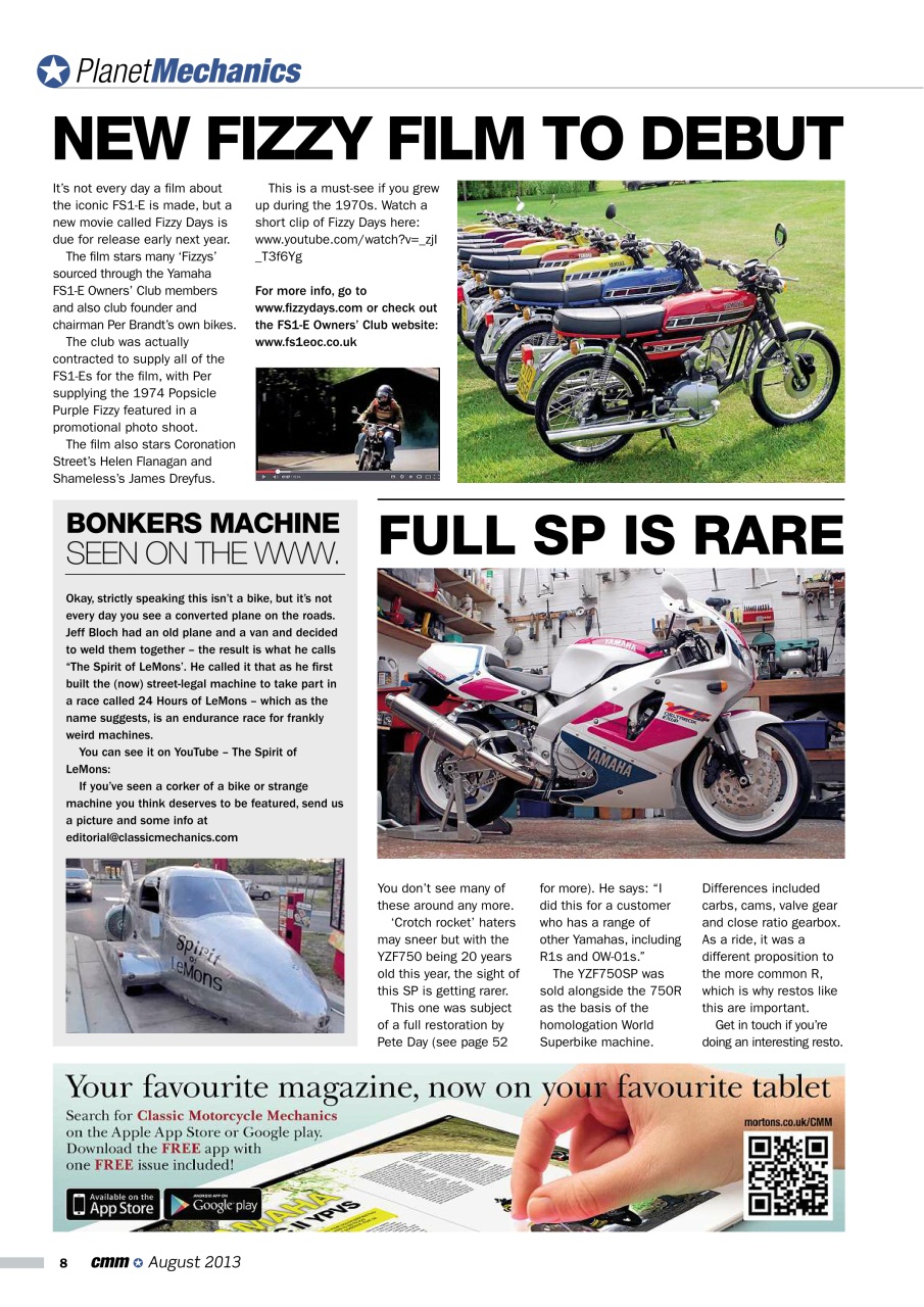 Classic Motorcycle Mechanics Preview Pages