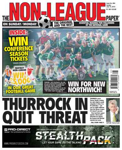 The Non-League Football Paper issue Sunday 15th July 2013
