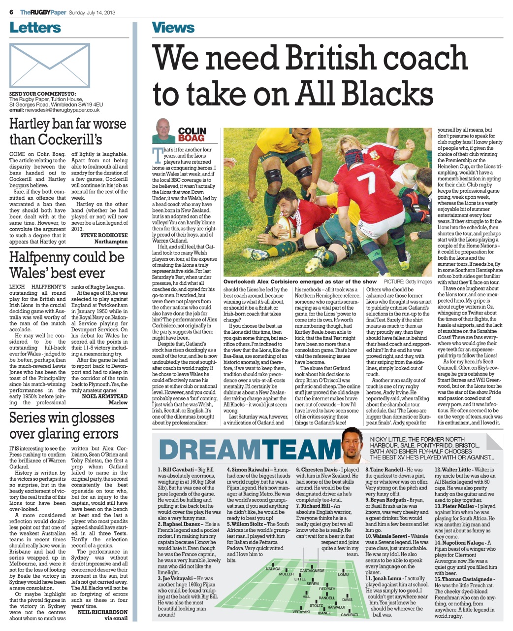 The Rugby Paper Preview Pages