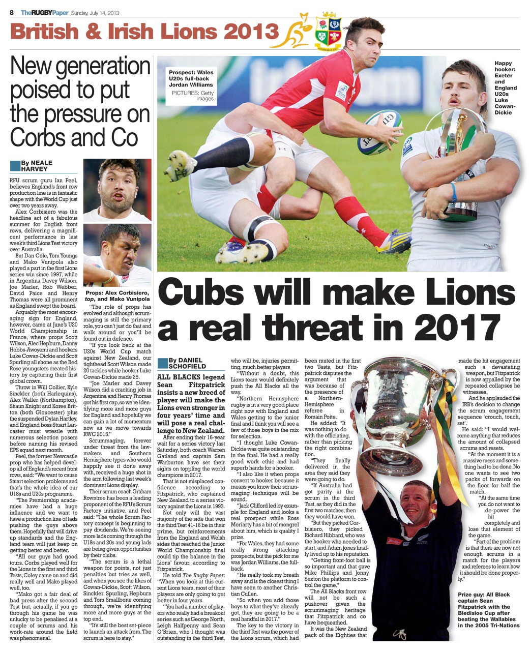 The Rugby Paper Preview Pages