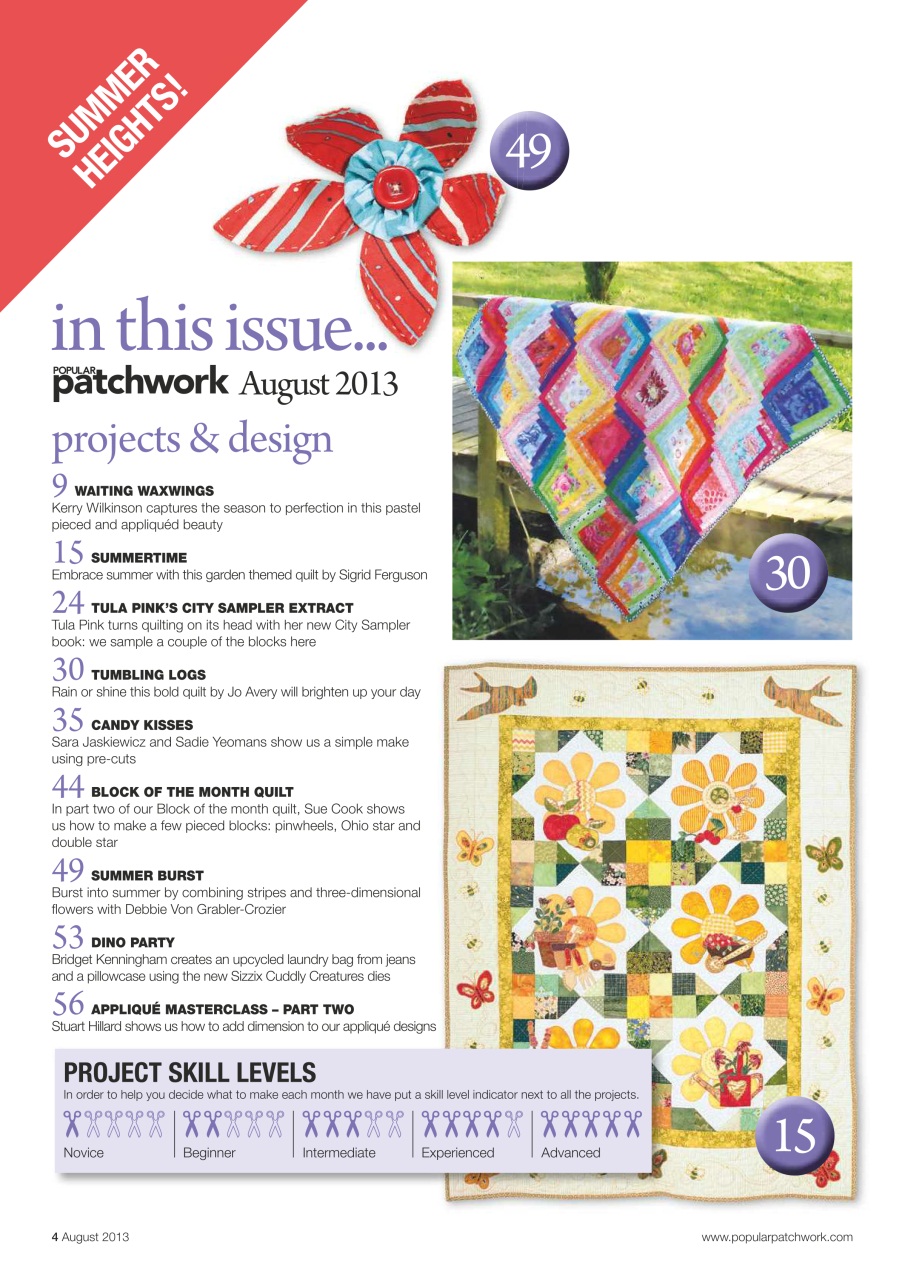 Popular Patchwork Magazine Preview Pages