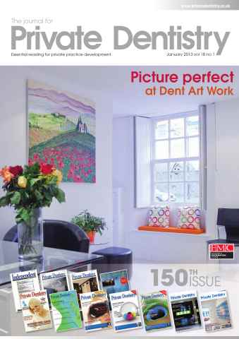 Private Dentistry issue January 2013 Volume 18 Number 1