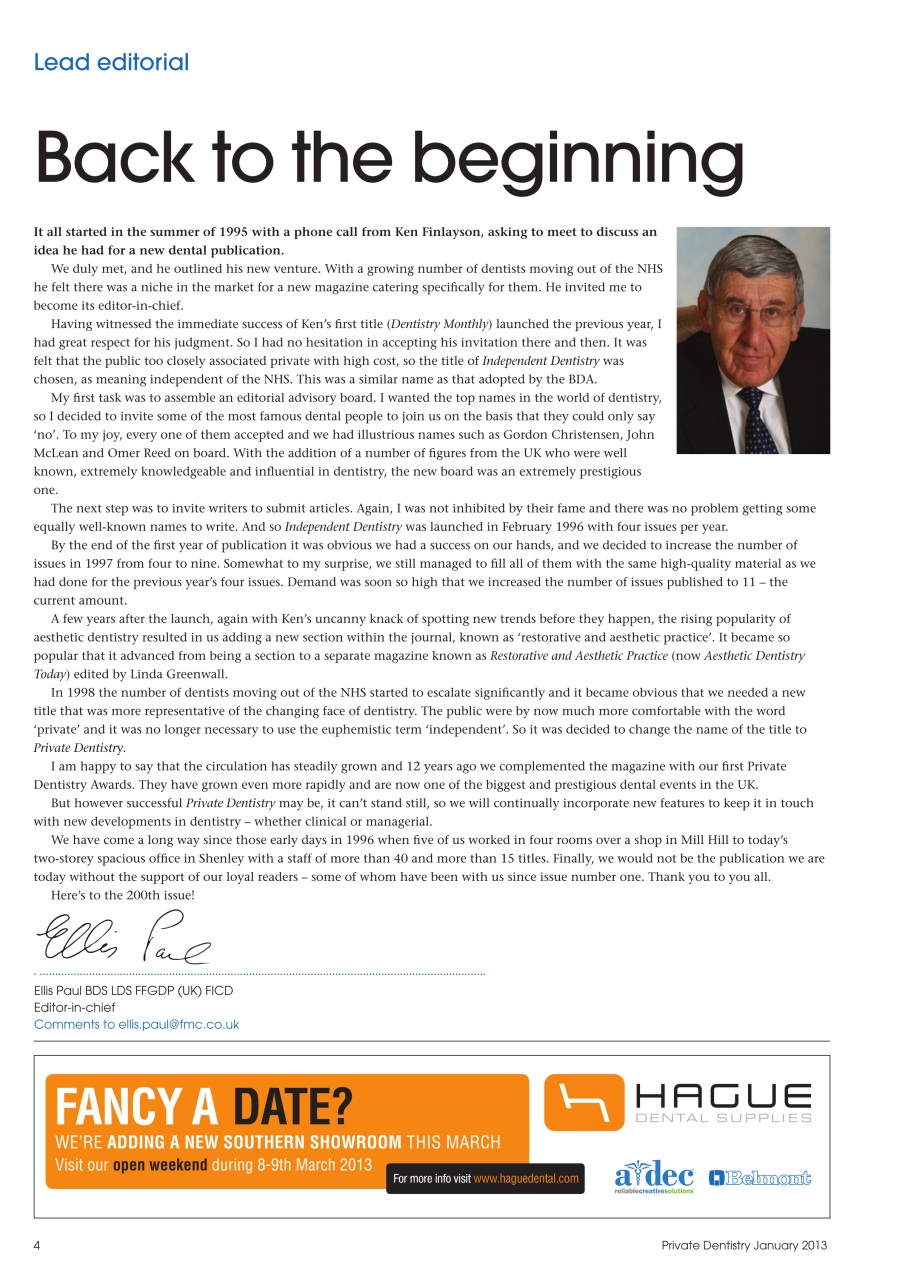 Private Dentistry Preview Pages