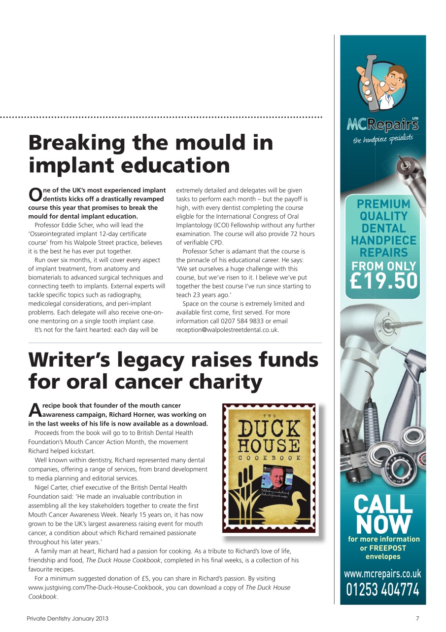 Private Dentistry Preview Pages