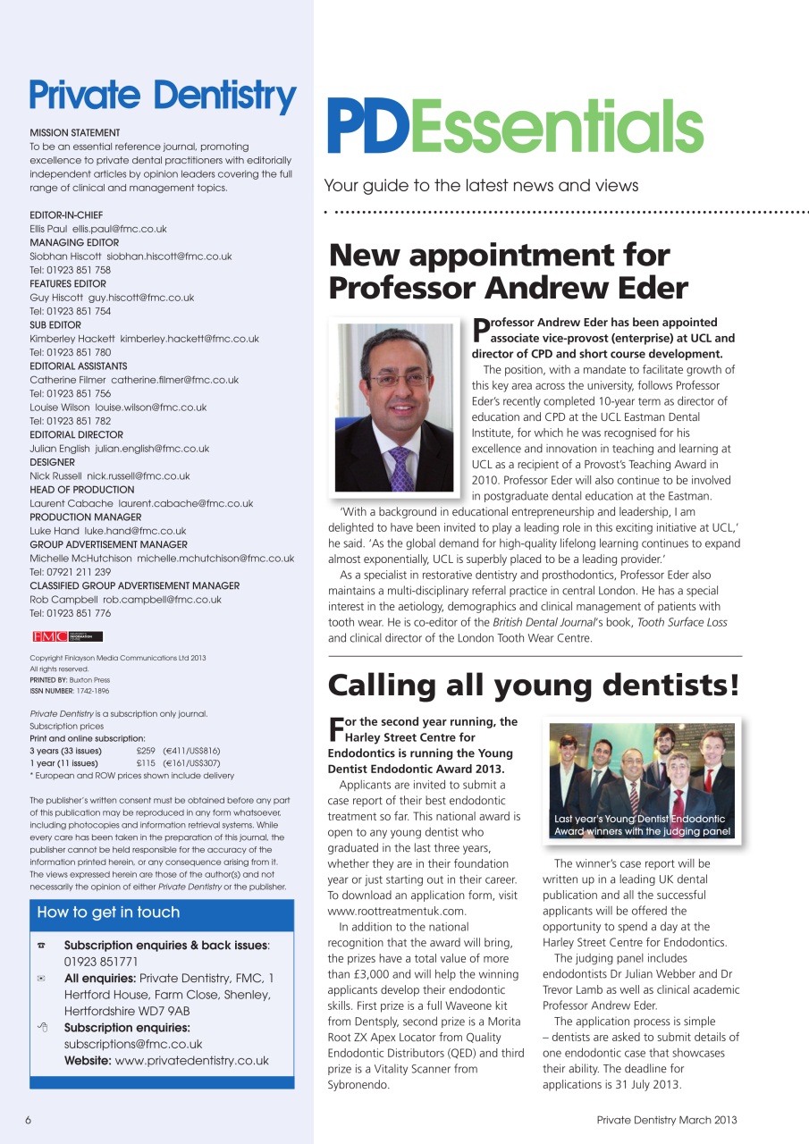 Private Dentistry Preview Pages