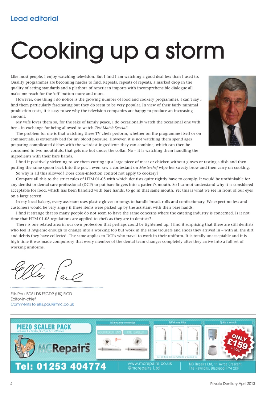 Private Dentistry Preview Pages