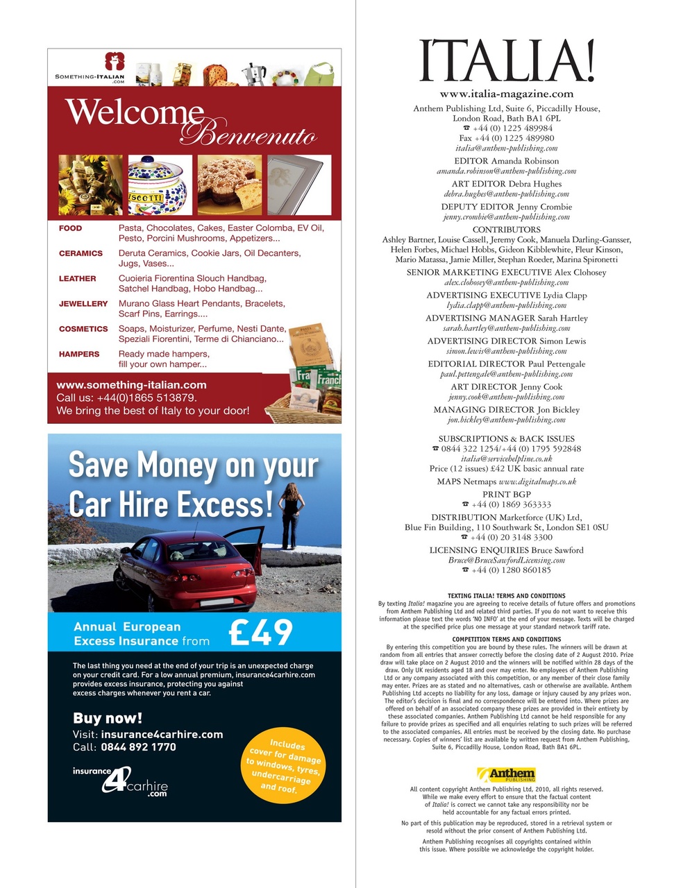 Italia! Preview Pages