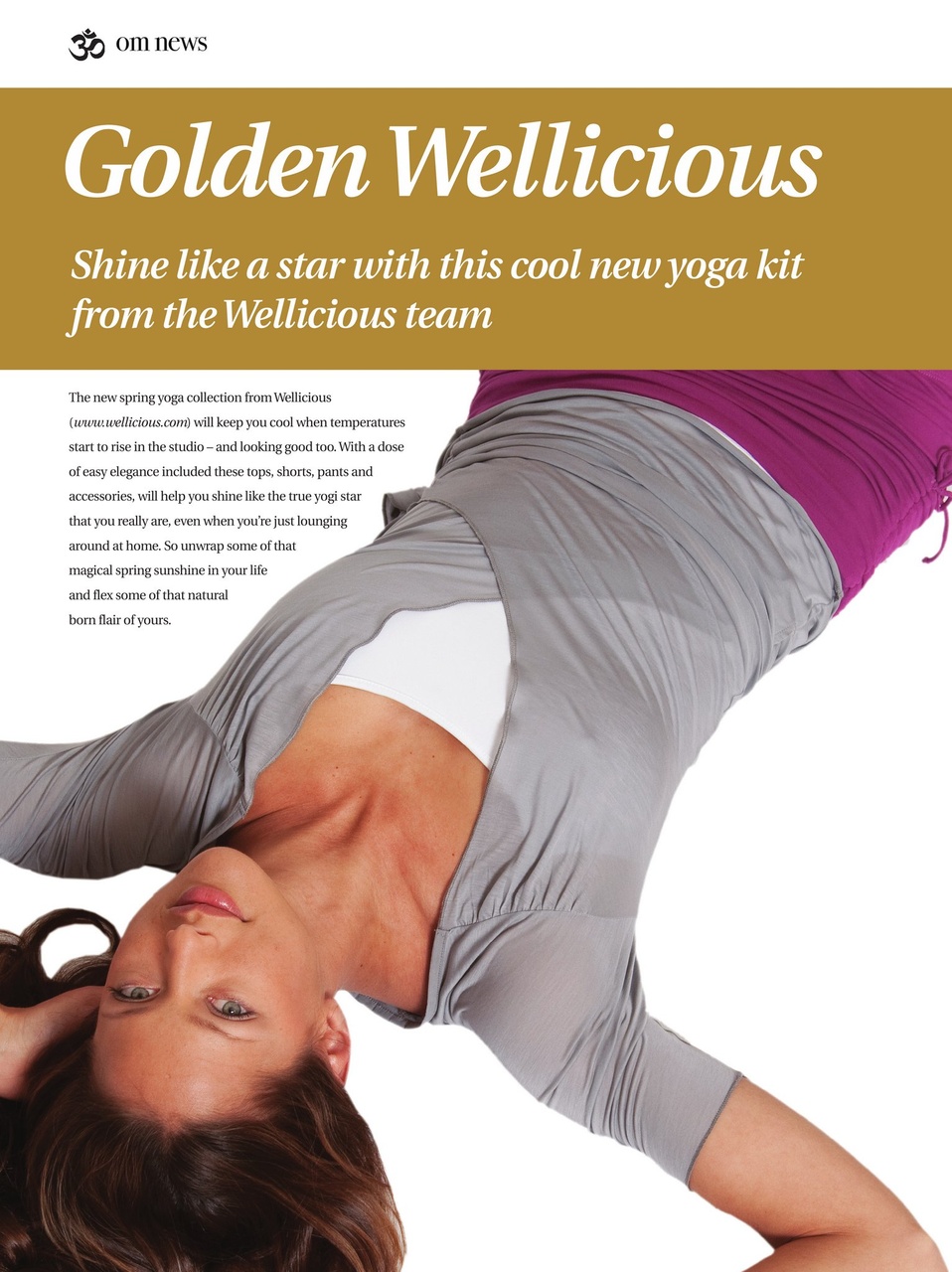OM Yoga Magazine Preview Pages