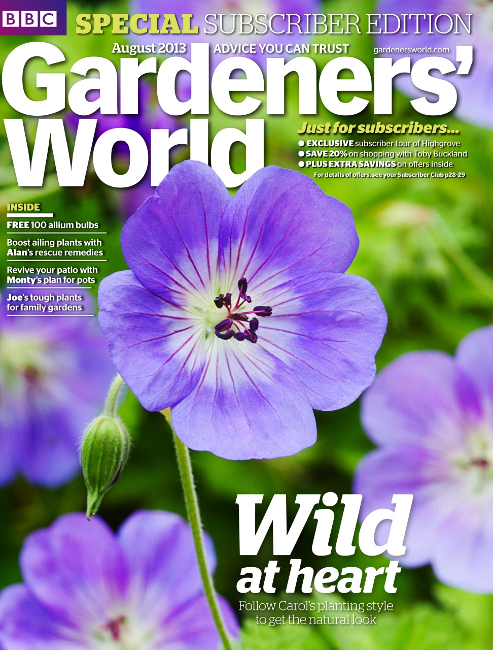 BBC Gardeners’ World Magazine Preview Pages