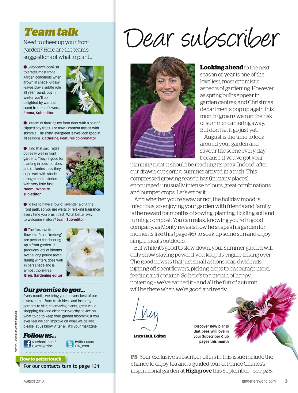 BBC Gardeners’ World Magazine Preview Pages